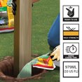 thumbnail image 2 of Sika Post Fix, Mix-in-The-Bag & Fast-Setting Polyurethane Foam for Supporting and Backfilling Fence, Mailbox, Gate and Signage Posts, 979ml (33 US fl. oz), 2 of 7