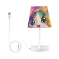 thumbnail image 3 of Rainbow Cat Clouds Desk Lamp 3 Color Modes LED Table Lamp Nightstand Reading Light for Bedroom Living Room, 3 of 8