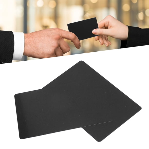 Tarjetas de Visita de Metal en, 50 Plas de aluminio Con Nombre Comercial, Tarjetas de Metal Grabadas, Tarjetas de Visita de Metal de 2,1 x 3,4 Pulgadas para la cultura y el
