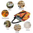 thumbnail image 7 of Kdxio Autumn Leaves Women Reusable Grocery Bags Foldable Ripstop,Reusable Shopping Bags for Shopping,Gym,Gift, 7 of 7