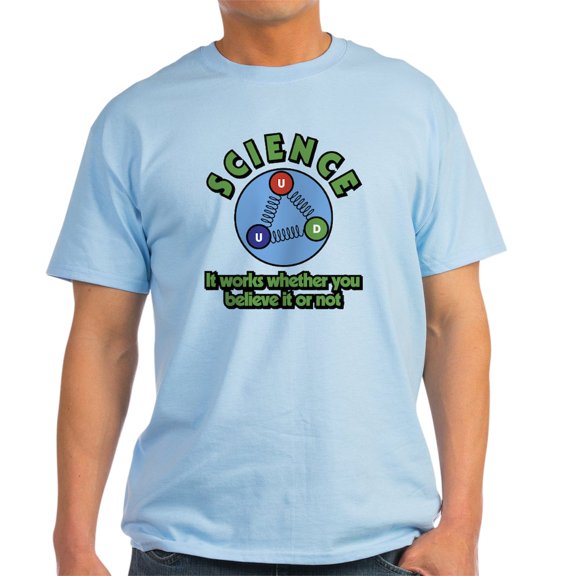 CafePress - Science It Works Whether You Believe Light T Shirt - Men's Classic Graphic T-Shirt