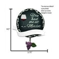 thumbnail image 6 of Personalized Wine Ornaments for Christmas Tree - Wine Christmas Ornaments, Wine Bottle Ornament, Wine Glass Ornament, Booze Ornaments - You Had Me At Merlot - Free Customization, 6 of 10