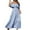 Light Blue, variant on IROINNID Wedding Guest Dresses for Women Formal Evening Night Dress Off Shoulder Solid High Slit Waist Ruched Bodycon Evening Party Short Sleeve Dresses Elegant A-Line Dress,Black