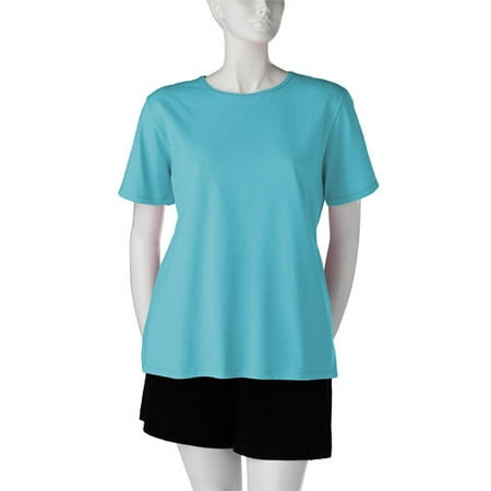 Women's Plus Relaxed StayClean Crewneck Tee