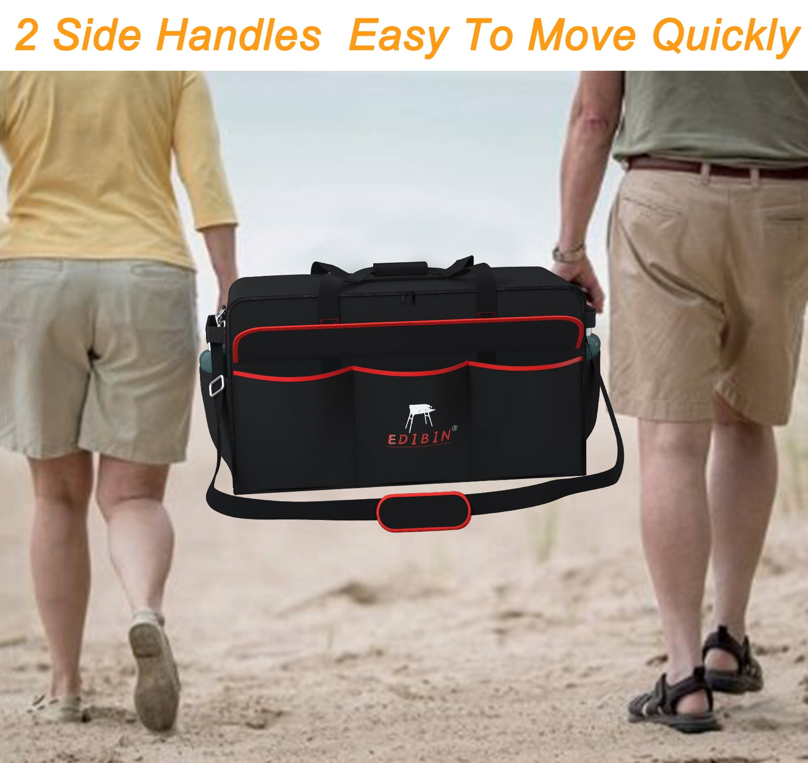 17 Inch Griddle Carry Bag for Blackstone 1814 17 inch Tabletop Griddle with Hood Lid,Exclusively for Blackstone Tabletop Griddle 17 inch with hood,600D Polyester Heavy Duty