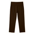 thumbnail image 4 of JIAYUE Women Capri Pants Mid-Low Rise Waist Side Pockets Slim Fit Cropped Trousers for For Casual Sport Activities, 4 of 4