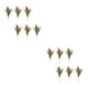 thumbnail image 4 of Paquete de 6 Pastos Artificiales Naiovety Rojo 2Conjunto, 4 of 6