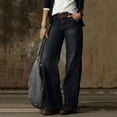 thumbnail image 4 of Women's Retro Fashion Casual Wide Leg Jeans, 4 of 7