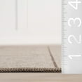 thumbnail image 2 of nuLOOM Calandra Checkered Machine Washable Area Rug, 5' x 8', Beige, 2 of 9