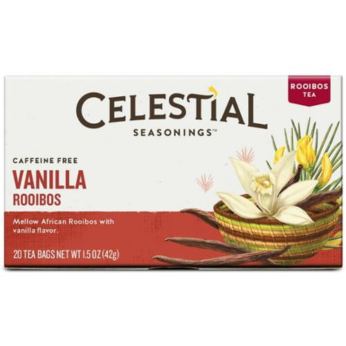 Celestial Seasonings Tea Madagascar Vanilla Red Caffeine Free Rooibos Tea 20 ea (Pack of... by