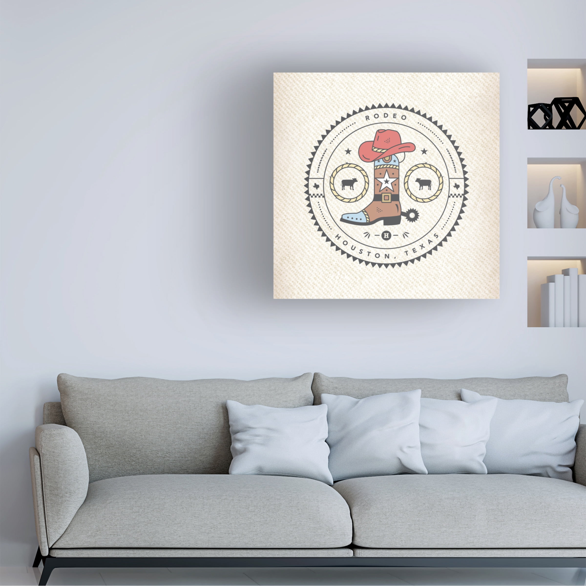 Melissa Maxwell 'Houston Texas Rodeo' Canvas Art