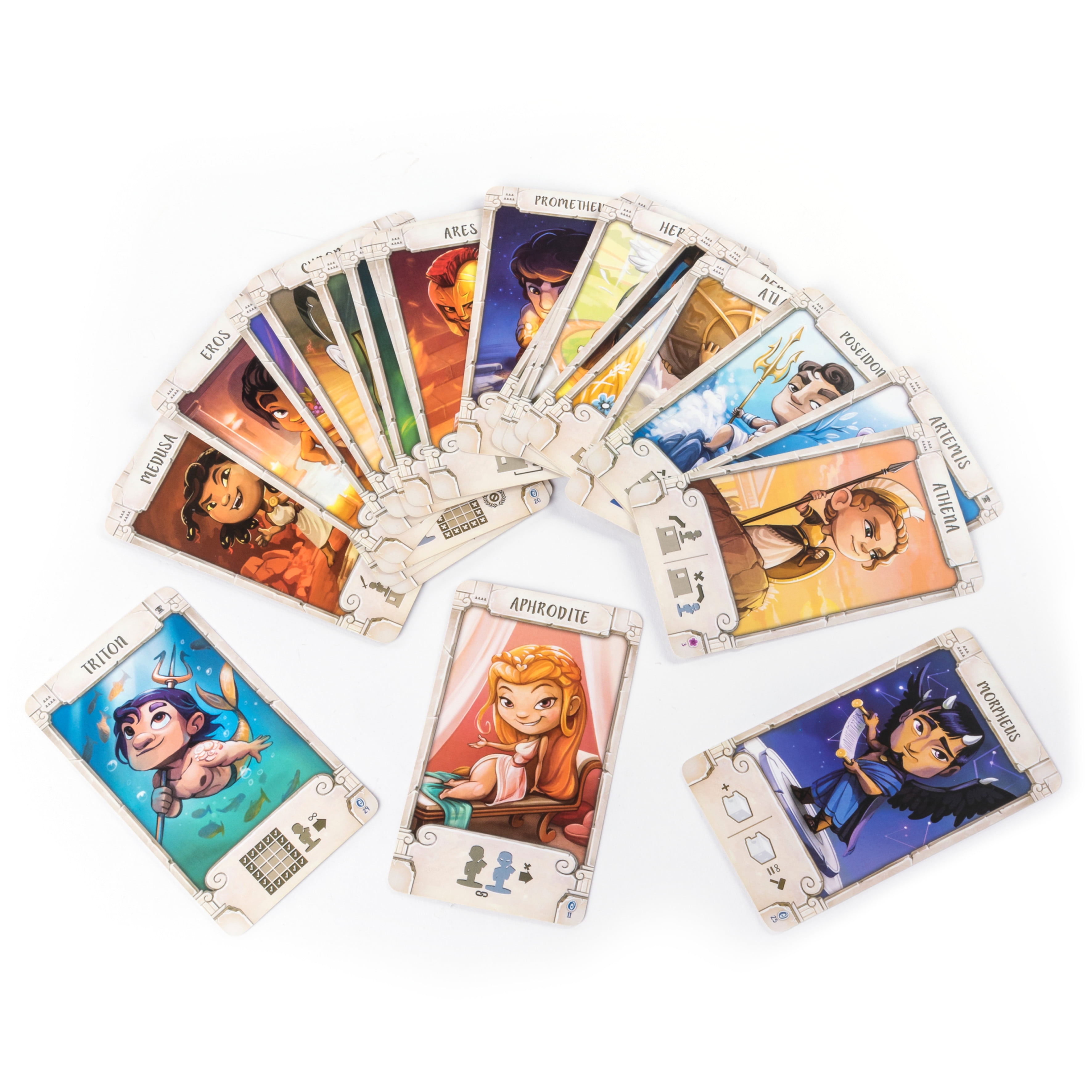 Santorini, Strategy Family Board Game 2-4 Players Classic Fun Building Greek Mythology Card Game, for Kids & Adults Ages 8 and up