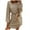 Gold, variant on Ihenglixing 50% Off Clear ! Plus Size Dresses 3X Dressy Dresses for Women S Women'S Sexy Round Neck Long Sleeve Sequined Cocktail Fashion Gold