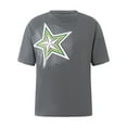 thumbnail image 4 of Yunliwuli Women T-shirt, Crew Neck Short Sleeve Star Print Loose Summer Tops for Casual Daily, 4 of 9