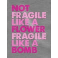 thumbnail image 2 of Feminism Quotes Feminist Womens Rights 3/4 Women Sleeve Baseball Jersey Shirt XX-Large black/white, 2 of 5