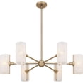 thumbnail image 5 of Curran 6-Light Bronze Gold Chandelier, 5 of 8