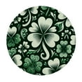 thumbnail image 2 of PIKWEEK  Fitted Round Tablecloth with Elastic Edge Wipe Clean St Patricks Day Table Cloth for Outdoor/Indoor Use,Fits Round Tables, 2 of 7