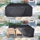 thumbnail image 2 of Fundas para muebles de jardín, 600D Oxford Funda para muebles de jardín Cubierta protectora impermeable Lona anti-UV para mesas de jardín Muebles de patio, con cordones 255x255x80cm Zhivalor XDHY-17-186, 2 of 8