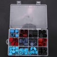 thumbnail image 2 of Car Auto R134A 77Pcs AC A/C System Valve Core Dust Caps Set Air Seal, 2 of 5