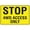 Warning Sign 2, variant on You are Entering Shreveport Louisiana City Street Warning Plaque - 8"x12" Metal Sign Plaque, Wall Decor