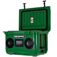 thumbnail image 3 of SC37WS-Green - 37 Quart Green Hard Cooler Box with Built-In Bluetooth Speakers, 3 of 7