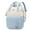 sky blue, variant on Mummy Bag Multi-function Backpack Lightweight Large Capacity Pregnant Mothers Out Travel Backpack Maternity Baby Changing Bags Baby Stroller Backpack