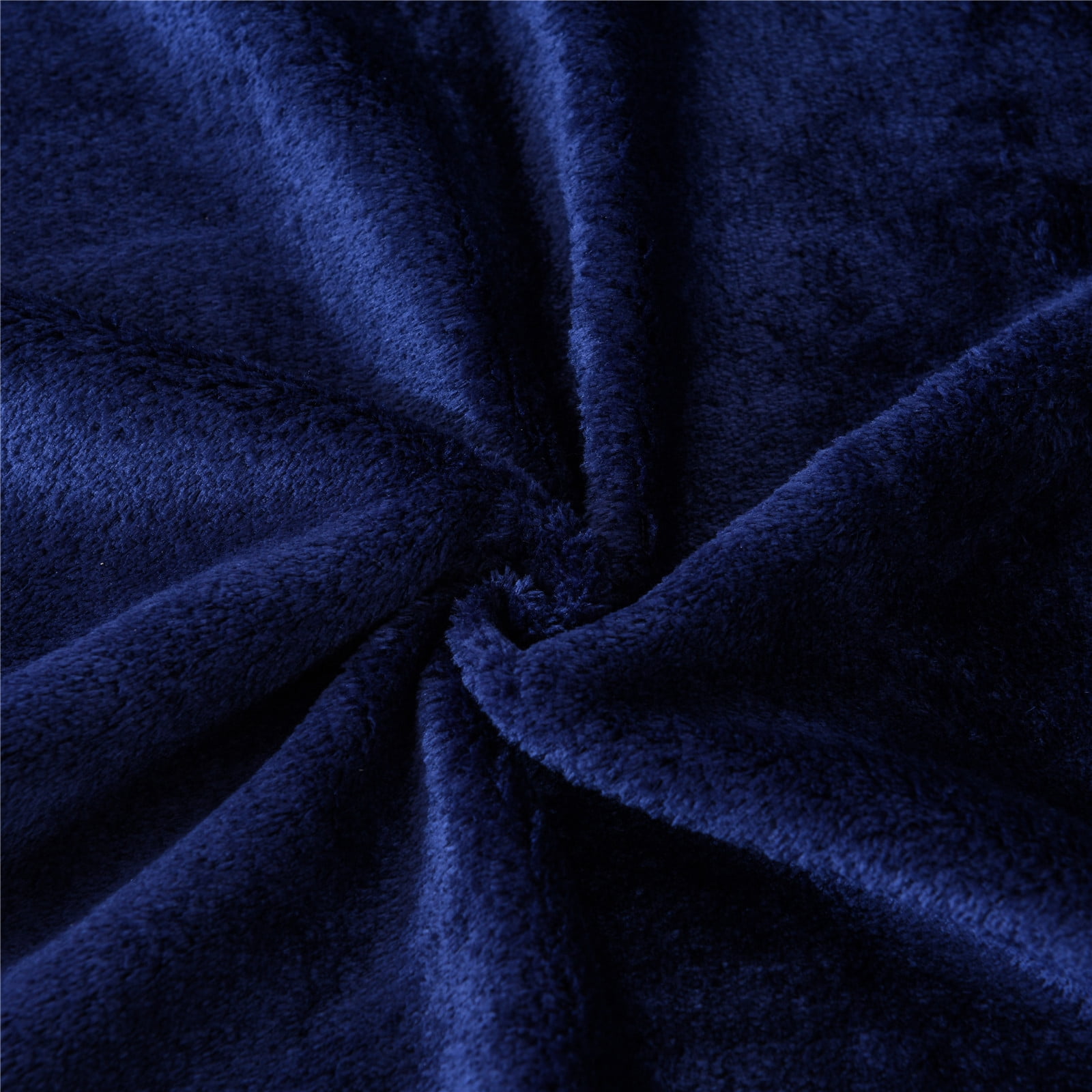 Mainstays Super Soft Plush Blanket, Dark Blue, Twin, Adult/Teen