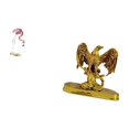 thumbnail image 4 of Estatua de águila llameante de resina, escultura de arte moderno, figura decorativa para el hogar con soporte de metal para jardín, patio, estanque, e, 4 of 7
