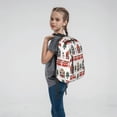 thumbnail image 3 of Defioc Christmas Houses Pattern Travel Laptop Backpack,Lightweight Backpack Travel Hiking Daypack Backpack Work Bag for Men Women, 3 of 7