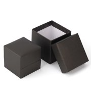 Luxury LED Light Jewelry Box, Ring Box Wiht Led Light for Engagement Proposal,Black.