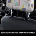 thumbnail image 6 of 2 PCS Car Headrest Cover, Cute Hand Painted Snail Soft Car Seat Head Rest Cover Protector Interior Car Accessories Seat Covers for Cars Truck Auto Only Covers, 6 of 8