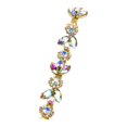 thumbnail image 1 of Delicado adorno de diamantes de imitación para ropa, zapatos, cadena de disfraces, decoración, joyería Oro AB colorido Macarena Cadena de corte, 1 of 3