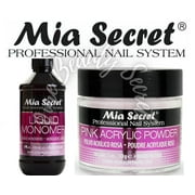 Mia Secret Liquid Monomer 8 oz and PINK Powder 1 oz