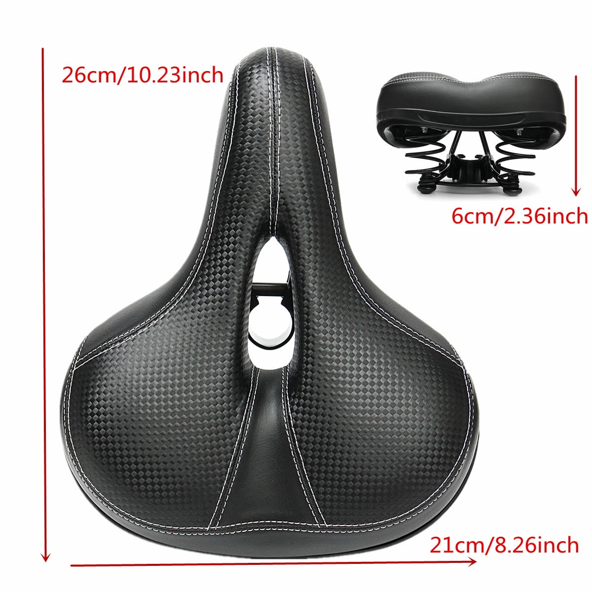 sprung bicycle seat