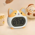 thumbnail image 7 of Alarm Clocks- Cute Dog Clock with Night Light - Rechargeable Battery Operated Digital Clocks for Bedroom (Yellow), 7 of 7