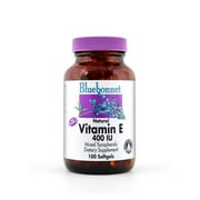Bluebonnet Nutrition Vitamin E 400 IU Softgels, 100 Ct