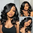 thumbnail image 4 of Komiseup Bob Wig Human Hair Lace Front Wigs for Black Women Pre Plucked Glueless Wigs Human Hair Loose Body Wave Short Bob Wig Brazilian Human Hair Wig, 4 of 8