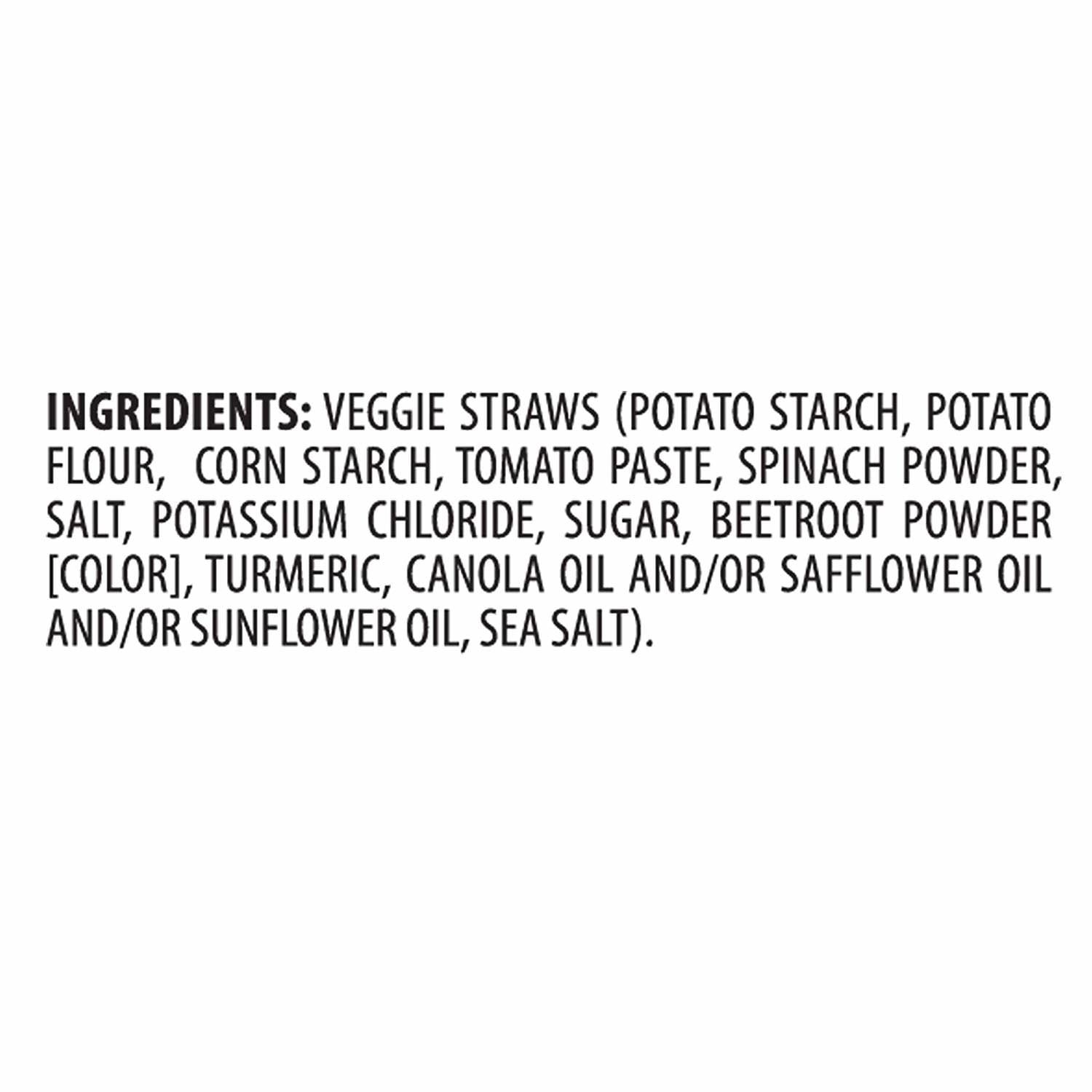 Sensible Portions Garden Veggie Straws Sea Salt Multipack, 1 oz Snack Bag, 24 Count