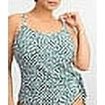 thumbnail image 4 of Summer Cheetah Stella Side Tie Underwire Tankini Top C-DD Swimsuit, 4 of 6