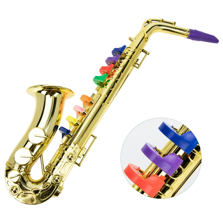 Simulation Saxophone Toy Children Kids Musical Toy Plastic Musical