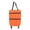 A004- Orange, variant on Rolling Tote Bag with Wheels, Blue Foldable Collapsible Grocery Tote Bag for Shopping, Home, Office, Travel, Grocery Hauling