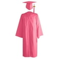 thumbnail image 6 of UJNDER Adult Unisex Graduation Gown Set College and High School Robe with Cap and Tassel for Women Pink 48, 6 of 9