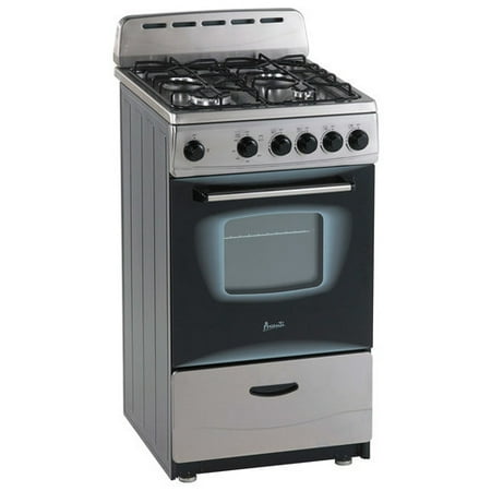 Avanti - 20  Freestanding Gas Range - Stainless-Steel