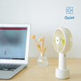 thumbnail image 3 of Pequeño ventilador de nebulización de mano, ventilador portátil con tanque de agua de 20 ml, agua pulverizada recargable por USB/funciona con pilas, 3 of 5