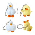 thumbnail image 3 of GRABLOOM Sturdy Wood Duck Key Fashion Accessory Handmade Charm Pendant with Keyring, 3 of 8