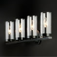 thumbnail image 4 of 25258CLBK Maxim Lighting Sentinel - 4 Light Bath Vanity-8 Inches Tall-Black Finish, 4 of 5
