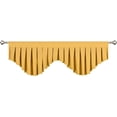thumbnail image 3 of Yellow Ochre Blackout Curtain Valances with Rod Pocket for Windows, Suitable for Living Room, Kitchen and Bedroom (59 X 20 Inch, 1 Panel), 3 of 9