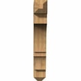 thumbnail image 2 of Ekena Millwork 5 1/2"W x 28"D x 36"H Balboa Craftsman Smooth Bracket, Western Red Cedar, 2 of 13