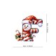 thumbnail image 1 of Adornos navideños colgantes de acrílico 2D con forma de muñeco de nieve y letras, para festivales navideños, para árbol de Navidad, para jardín y Halloween., 1 of 1