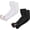 2 Pairs: Black + White, variant on UV Sun Protection Arm Sleeves with Thumb Hole for Men Women Youth, Cooling Sleeve to Cover Tattoo, Mid-Compression